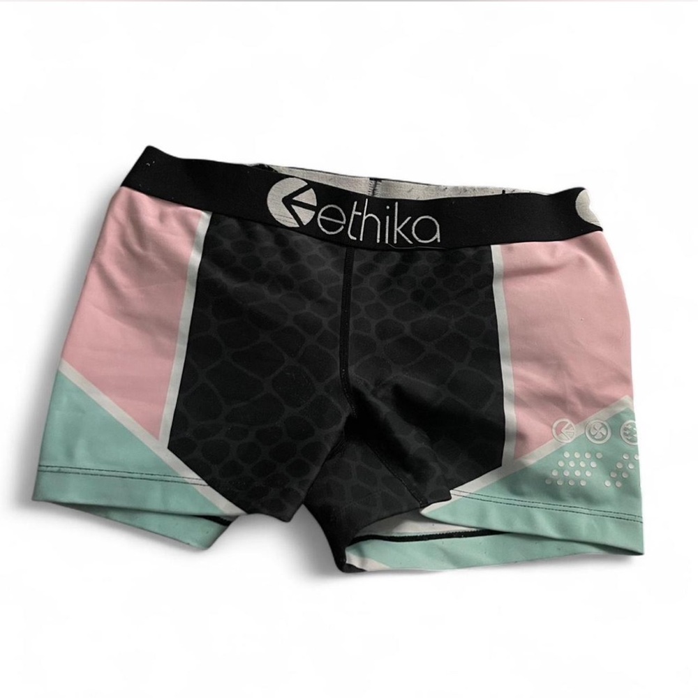 Ethika Black, Pink, and Green Boxer Briefs